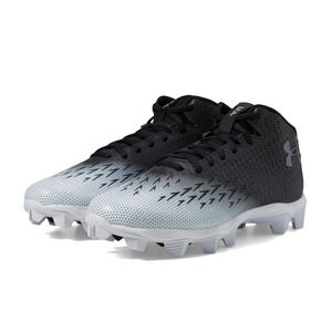 Under Armour Spotlight Franchise RM 4.0 Football Cleats 9 Black White NWOB